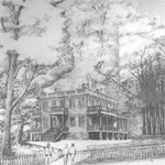 Hamilton Grange at its original location on 143rd. Street.