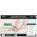 Burn While You Learn, exercise map, women's rights, seneca falls