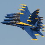 Blue Angels in Flight
