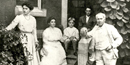 Thomas and Mina Edison with Madeleine, Charles and Theodore. Thomas and Mina Edison with Madeleine, Charles and Theodore.