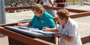 Visitors writing tribute messages