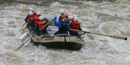 Raft at Sweets Falls Raft at Sweets Falls