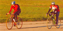 Cyclists on Floyd Bennett Field. Cyclists on Floyd Bennett Field.