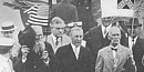 Confederate and Union veterans with President Wilson at Gettysburg. Confederate and Union veterans with President Wilson at Gettysburg.