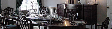 Period furnishings evoke an early 19th-Century way-of-life at Hamilton Grange