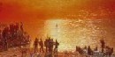 The Departure of Hiawatha, by Albert Bierstadt, c. 1868. The Departure of Hiawatha, by Albert Bierstadt, c. 1868.
