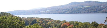 View of Hudson River from the Roof of the Vanderbilt Mansion