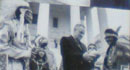 A photograph of a tribute payment picture from the Pamunkey Indian Museum. A photograph of a tribute payment picture from the Pamunkey Indian Museum.