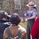 Ranger leads neighborhood tour