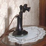 Photograph of old telephone