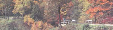 The South Fork Dam in the fall