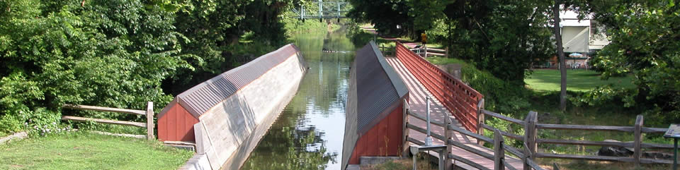 Aqueduct and towpath, Delaware Canal (Delaware & Lehigh National Heritage Corridor)photo credit