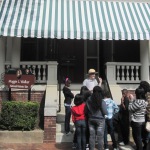 Students at the home of Maggie L. Walker