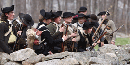 minute men behind a stone wall minute men behind a stone wall