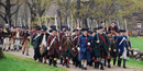 minute man reenactors on Patriot's Day minute man reenactors on Patriot's Day