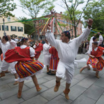 Madeiran Dancers on the Whaling Museum Plaza