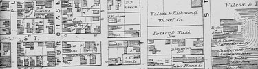 A historical map of New Bedford