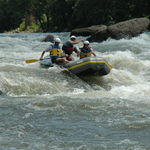 whitewater rafters on the New River