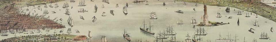 Historic Image of New York Harbor