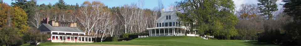 The Little Studio and Saint-Gaudens' home 
