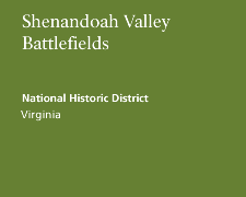 Shenandoah Valley Battlefields National Historic District