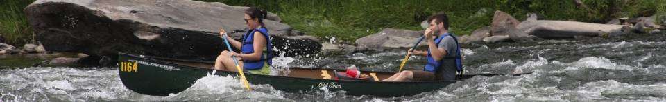 The Upper Delaware's mild rapids and quiet pools are ideal for canoeing, kayaking, or rafting.