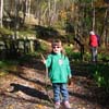 young hiker at Nuttallburg