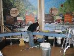 Cleaning Sandstone Visitor Center