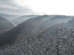 View from Main Overlook with snow
