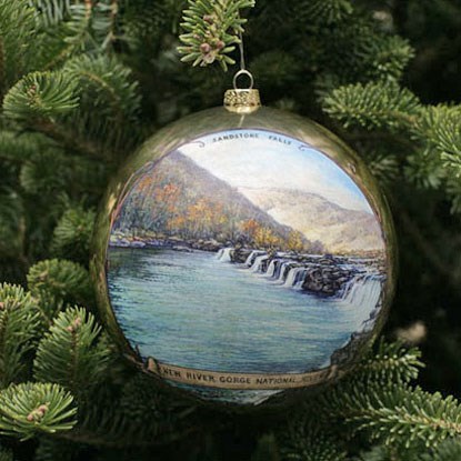 Christmas Ornament for New River Gorge NR