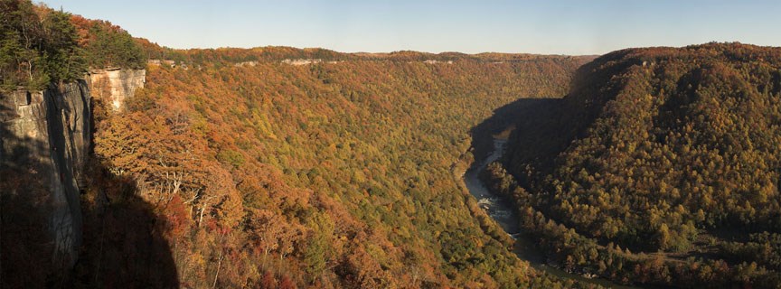 cliffs and gorge