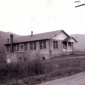historic photo of Sandstone School