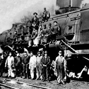 historic photo of the C&O Railway