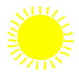 a child's drawing of the sun a child's drawing of the sun