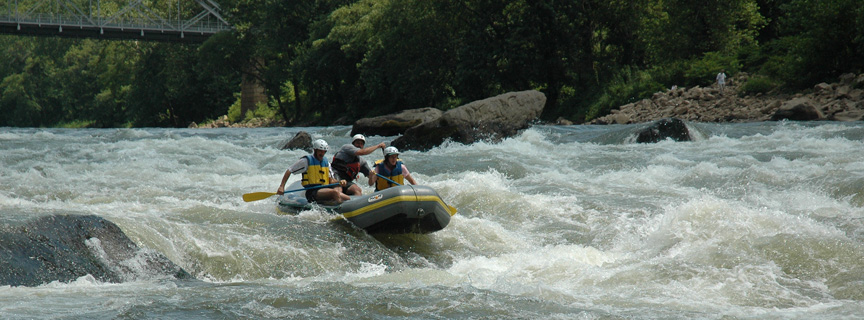 Rafting on the lower New River