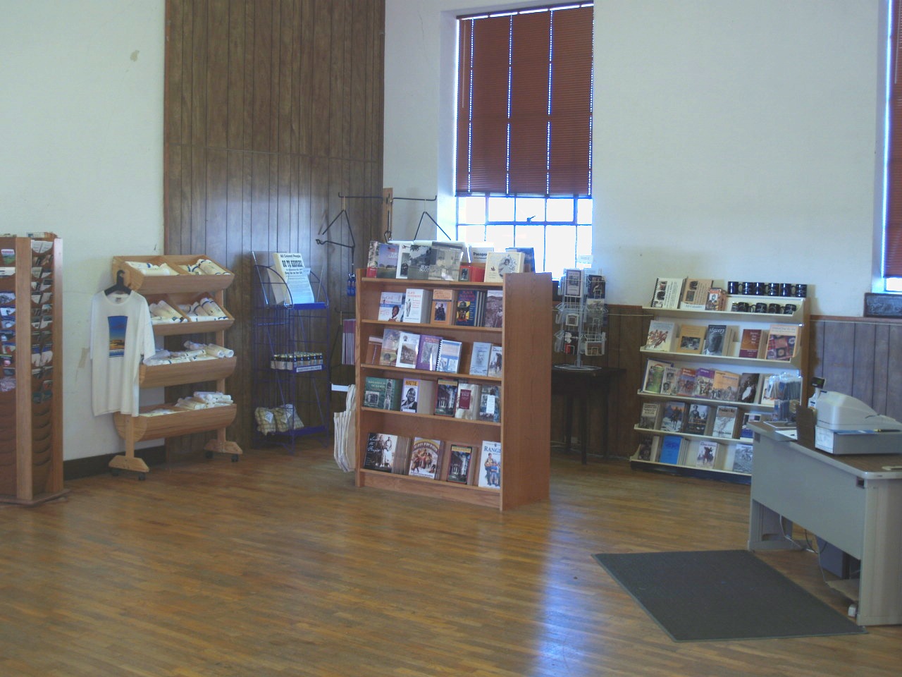 Bookstore in the visitor center