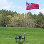 British flag flies in the Star Fort