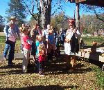 Crowd listens to Cherokee Indian talk
