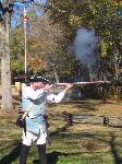 Musket firing for the crowd