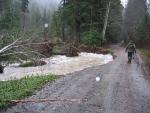 Cascade River Road MP 20.2 storm damage