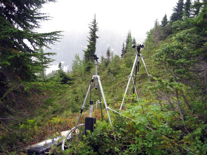 Park Creek Pass equipment on a cloudy day. Image Credit: NPS/NOCA
