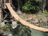 Agnes Creek temporary bridge