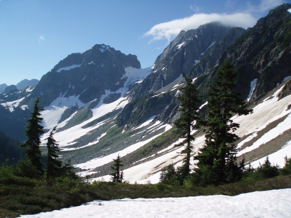 Looking east from Cascade Pass