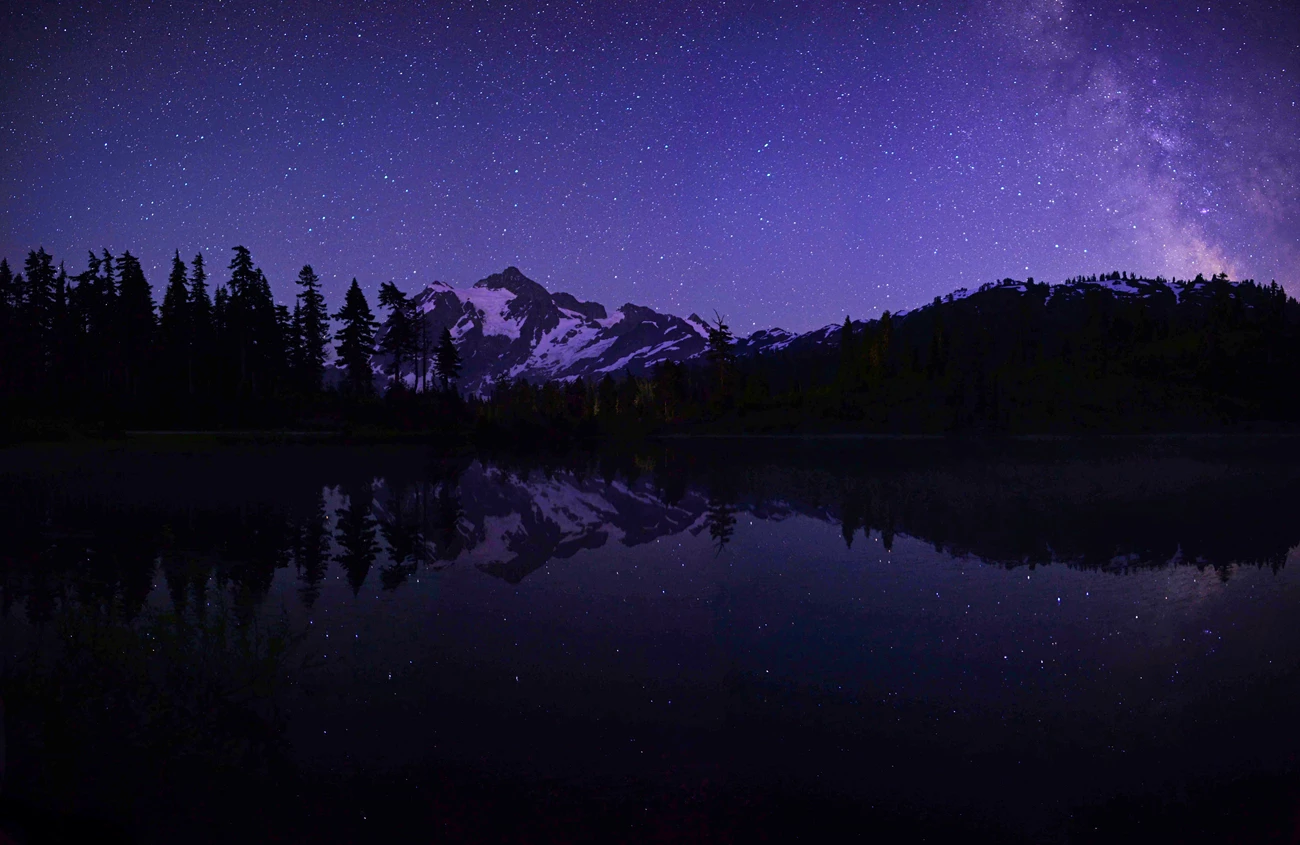 Nighttime Panorama near Shuksan/©John Chao