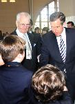 Brian Williams and Lee Iacocca