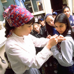 The award-winning Lower East Side Tenement Museum in Manhattan provides public programs and costumed interpretation