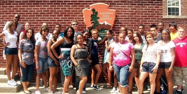 Youth Conservation Corps interns from 2011.