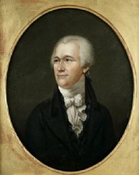 Painting of Alexander Hamilton at New-York Historical Society, artist unknown