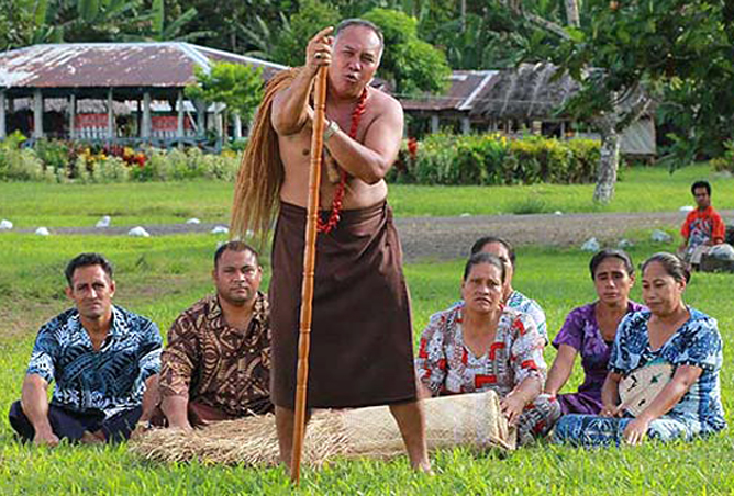 Samoan Tulafale or Talking Chiefs, are great story tellers.