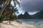 Ofu beach and Sunu'itao Peak